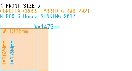 #COROLLA CROSS HYBRID G 4WD 2021- + N-BOX G Honda SENSING 2017-